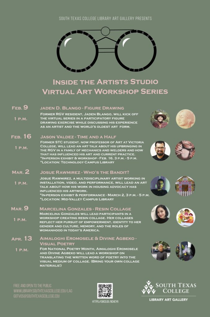 STC Library Virtual Art Workshops